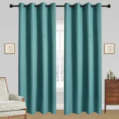 OKAY - 1 Paño Cortina Lino Con Blackout Engomado Térmica 140x220