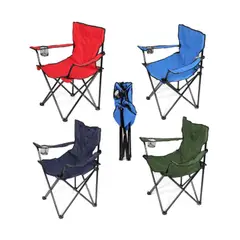 GENERICO - Pack X4 Silla Plegable Y Portátil Para Campamento Playa