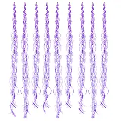 GENERICO - DECO COLGANTE CREPE 10 PCS LILA X1 UNI