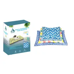 GENERICO - Cama refrescante para mascotas 60x100cm Diseño Aleatorio