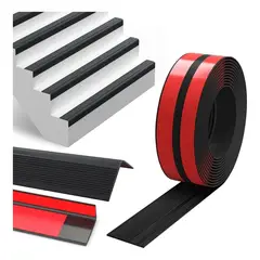 KUANGYE - Tiras Antideslizantes De Goma Para Escaleras 5 Cm×3 Metros