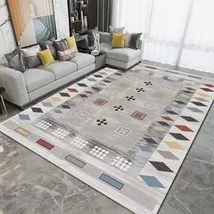 GENERICO - ALFOMBRA PARA LIVING ANTIDESLIZANTE CON DISEÑOS TRIDIMENCIONALES