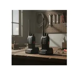 BAOFENG - Walkie Talkie Bf-888s Radio Transmisor Bidireccional Recargable Carga Usb Con Linterna FIGOIMPORT