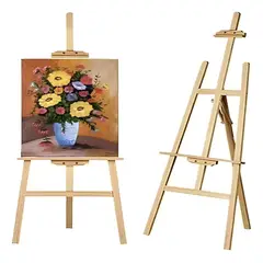 OKAY - Atril Caballete De Pintura Madera Ajustable 120cm