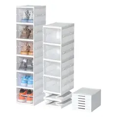 GENERICO - Cajas Organizadoras Zapatera Plegable Blanco