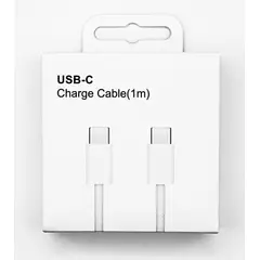 GENERICO - Pack X2 Cable Usb-c A Usb-c 1m Trenzado Carga Rápida