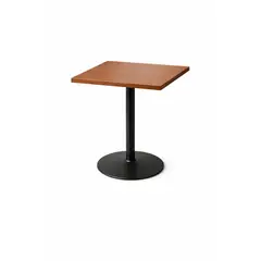 SPACE HOME - Mesa 70×70 Madera MDF con Pie de Hierro Profesional