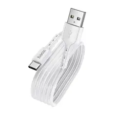 HOCO - Cable DU01 Novel USB A - Tipo C 1m Blanco