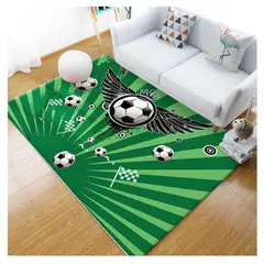 SMARTY XPERIENCE - Alfombra Lisa Juvenil Modelo Rey Futbol 120x160 CM
