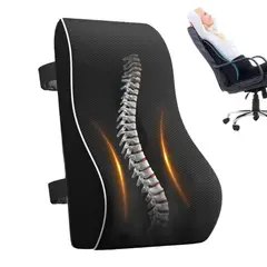 KINDA NICE - Cojín Apoyo Lumbar De Espuma Con Memoria para Auto Y Hogar
