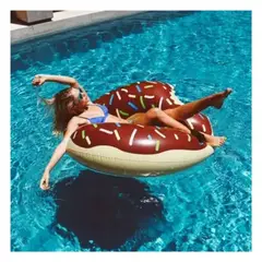 MOVI - FLOTADOR GIGANTE DONUT CAFE 120 cms