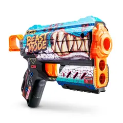 X-SHOT - Lanza Dardos Flux Skins Con 8 Dardos - Beast Out
