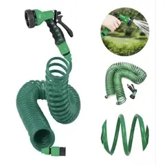 OKAY - Manguera 30 Mts Espiral Expandible Casa Jardin Color Verde