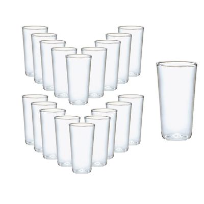 Generico Set 20 Vasos Acrilico Bebidas 300Ml Vasos