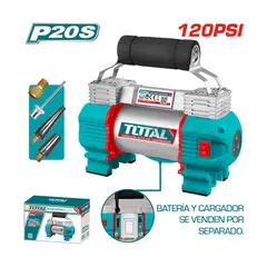 TOTAL TOOLS - Compresor para Auto 20V 120PSI Total