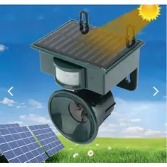 GENERICO - Repelente Solar Plagas Bocina Palomas Top Ventas