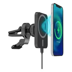 GENERICO - Soporte Auto 15w Magnético Para iPhone 15 14 13 12 Resistente