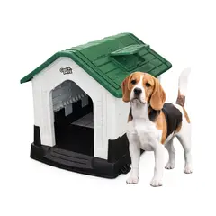 COOL PETS - Casa Para Perro Pequeña Verde 73x60x66cm