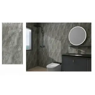 GENERICO - 10 Laminas Papel Mural Mármol Ladrillo Pared Y Piso 60x30cm