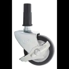 BLOCCARE - Rueda De Goma Cic Parquet Y Piso Flotante - Vástago 0,93 Cm