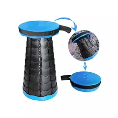 GENERICO - Taburete Plegable Portátil Firme Ecopvc 45cm Altura Variable