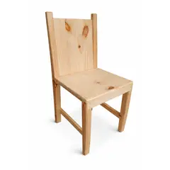 GENERICO - Silla de Madera Maciza comedor 88x45x37 – Estilo Rústico – Hecha a Mano