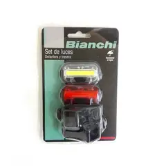 BIANCHI - SET LUCES WHITE-RED 6068