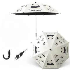 GENERICO - Sombrilla Paraguas Ajustable Para Coche Bebe O Triciclo