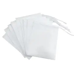 180 COMPOSTABLE - 100 Bolsitas Vacías De Té 5,5×7cm Fibra De Maíz, Desechables. 100% Compostables