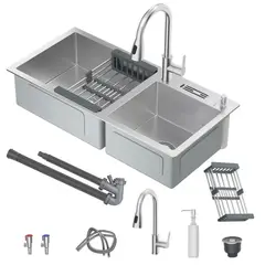 YOMYM - Promoción Lavaplatos 80x45cm plata Multifuncional Traje