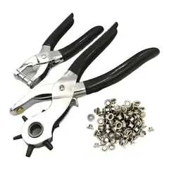 GENERICO - Set 2 pcs Alicate Perforador Cinturones Perforadora Sacabocado