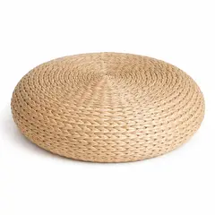 COLETTE - Cojín De Yute Tejido Decorativo y Funcional Bohemio