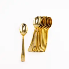 GENERICO - CUCHARA DORADO X10 UNI