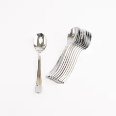 GENERICO - CUCHARA PLATEADO X10 UNI