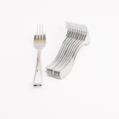 GENERICO - TENEDOR PLATEADO X10 UNI