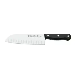 3 CLAVELES - Cuchillo Inox Uniblock Cocina 18 cm