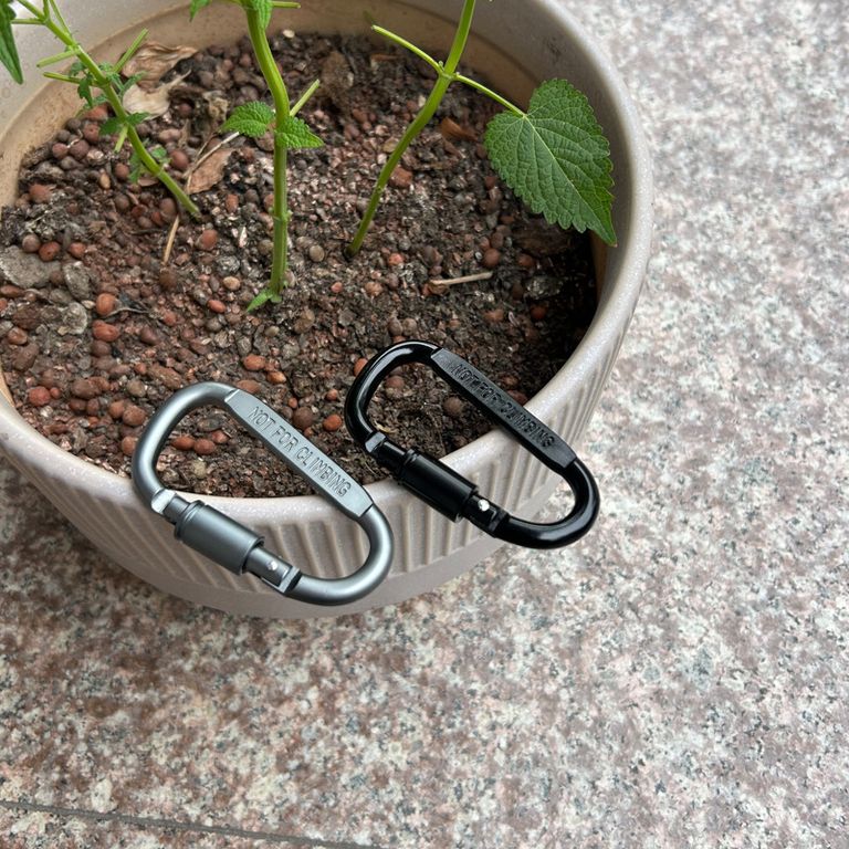 6pcs Multifunción Tipo D Rápido Colgante Trekking Buckle