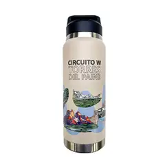 LENGA - Botella Acero Inox Aislamiento De Doble Pared 750ml - Circuito W Torres Paine Beige