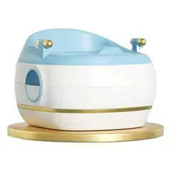 OKAY - Inodoro Asiento Para Bebe Taburete Portatil Colores Azul