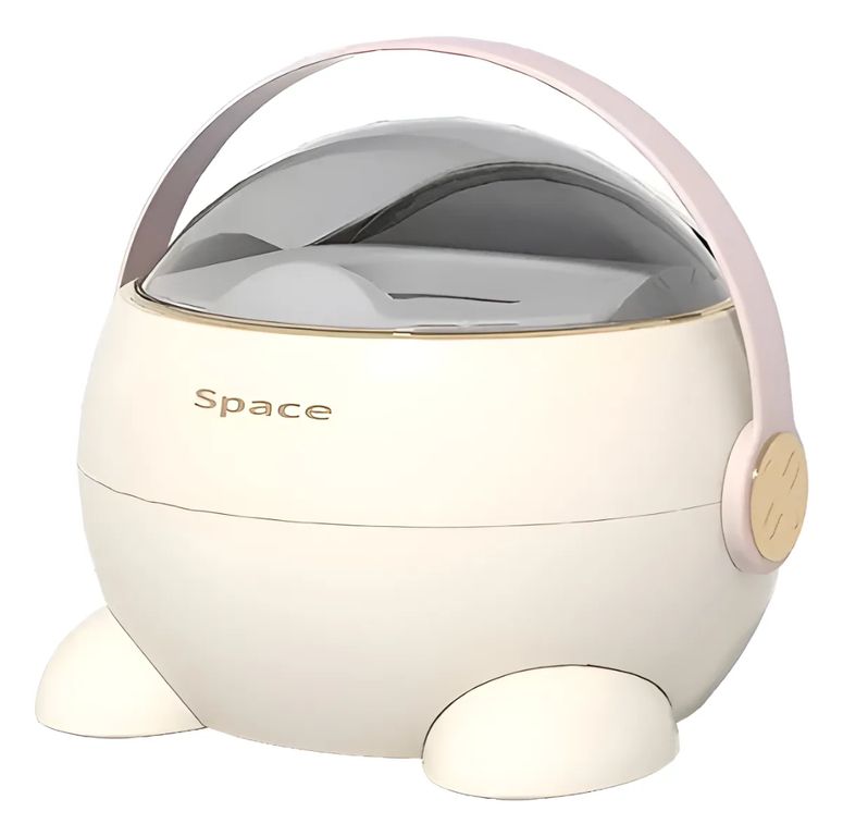 Asiento Inodoro Para Bebe Diseño Espacial Portátil Beige