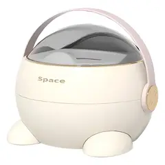 OKAY - Asiento Inodoro Para Bebe Diseño Espacial Portátil Beige