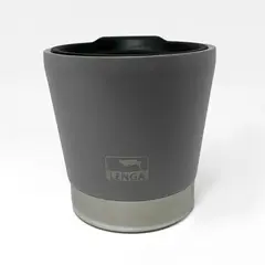 LENGA - Mug Acero Inox Doble Pared Aislante De 237ml Gris Oscuro