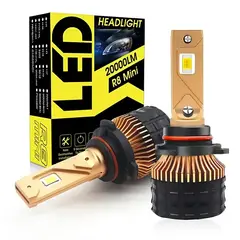GENERICO - Kit x2 luces Led R8 Mini H4