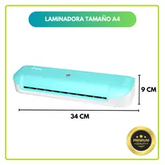 GENERICO - Plastificadora Laminadora Hoby A4 Verde