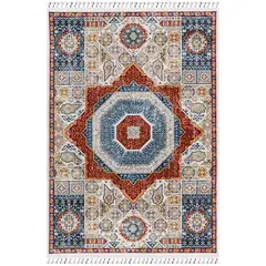BROOKMAN - Alfombra Turca Antiq Mix de Colores Rectangular Poliéster 200 x 290 cm