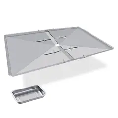 GENERICO - Bandeja De Grasa Para Parrillas A Gas Ajustable Universal Parrillas a Gas