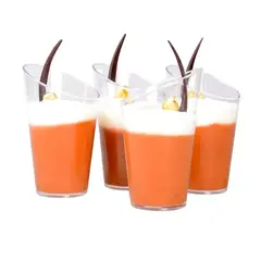 PASTELERIUS - 60 Vasos Shot Acrilicos Postres Vasos Plastico Vasos De Postres Pocillos De Postre Pocillo Para 60ml