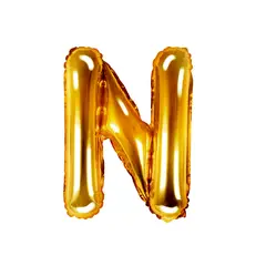 GENERICO - GLOBO METALICO 16 DORADO N