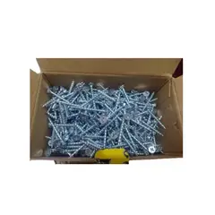 GENERICO - Tornillos Madera/volcanita Zincado 6x3 pulgadas 1 Kilo 250 Unidades