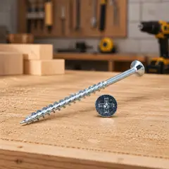 GENERICO - Tornillo Volcanita Madera Crs Zincado 10x4 100 Unidades